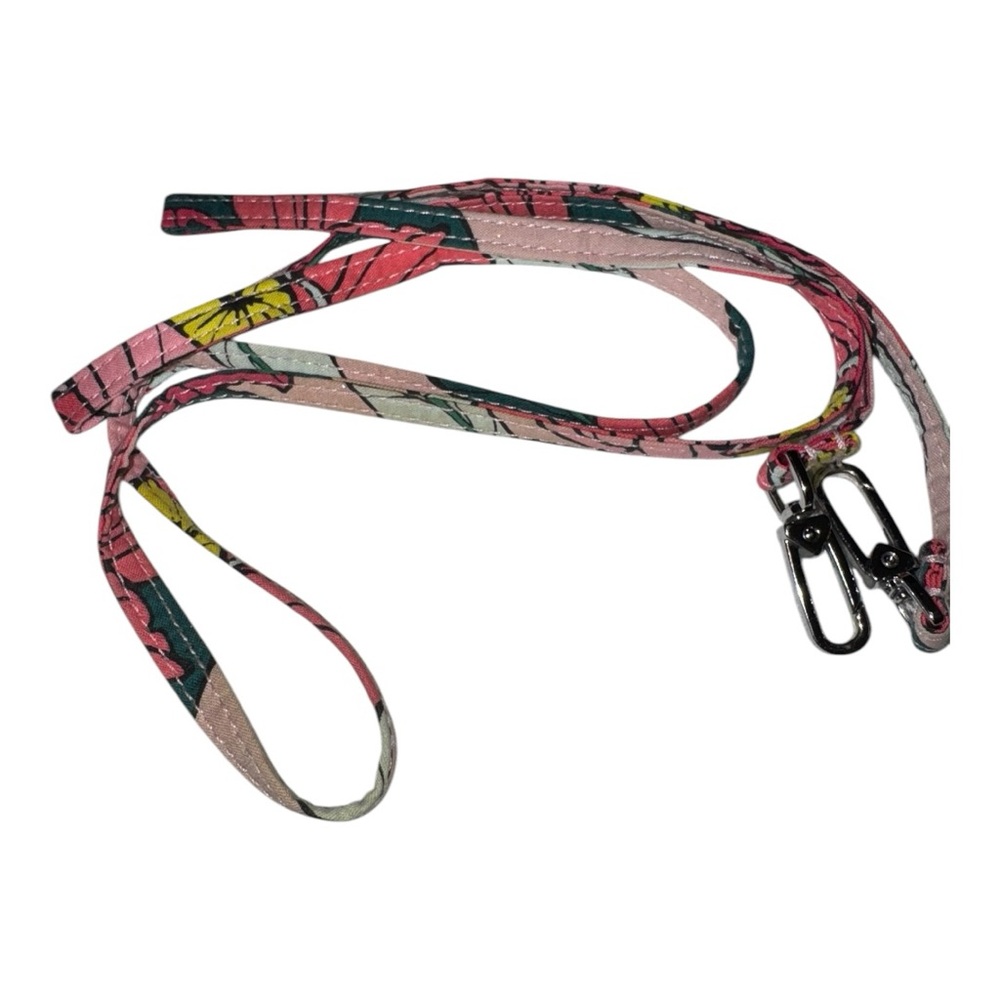 Vera Bradley Wristlet Wallet - Removable Strap + Zip-Around | Pink Floral - Picture 5 of 8